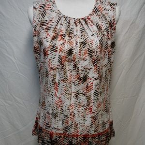 Calvin Klein Abstract Sleeveless Top